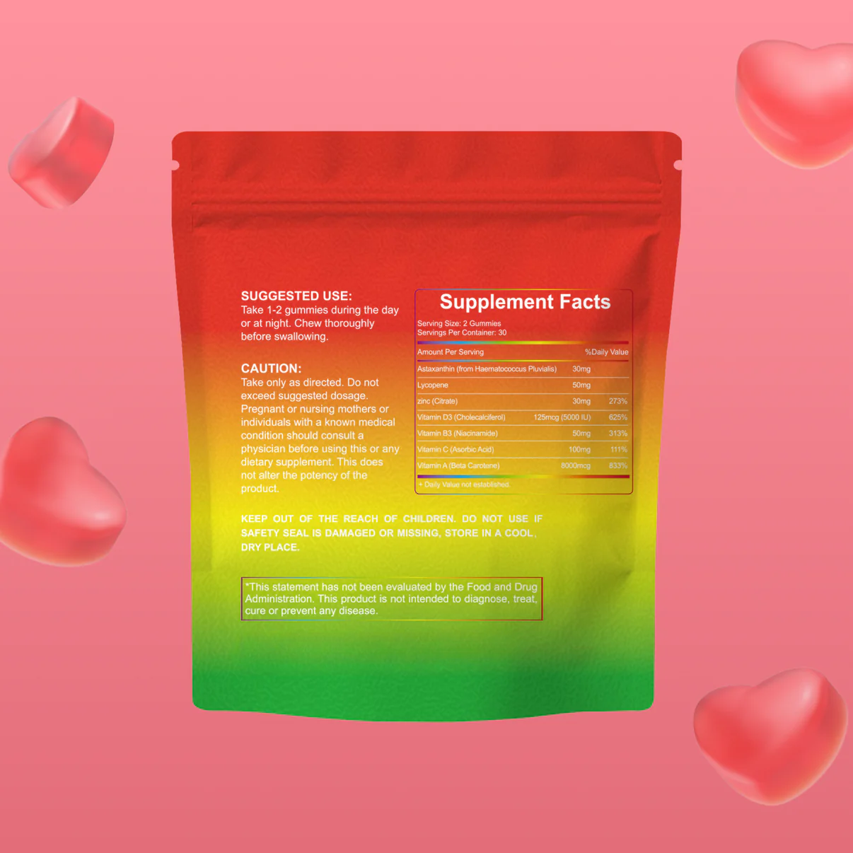 Super Natural Sunless Tanning Daily Gummies